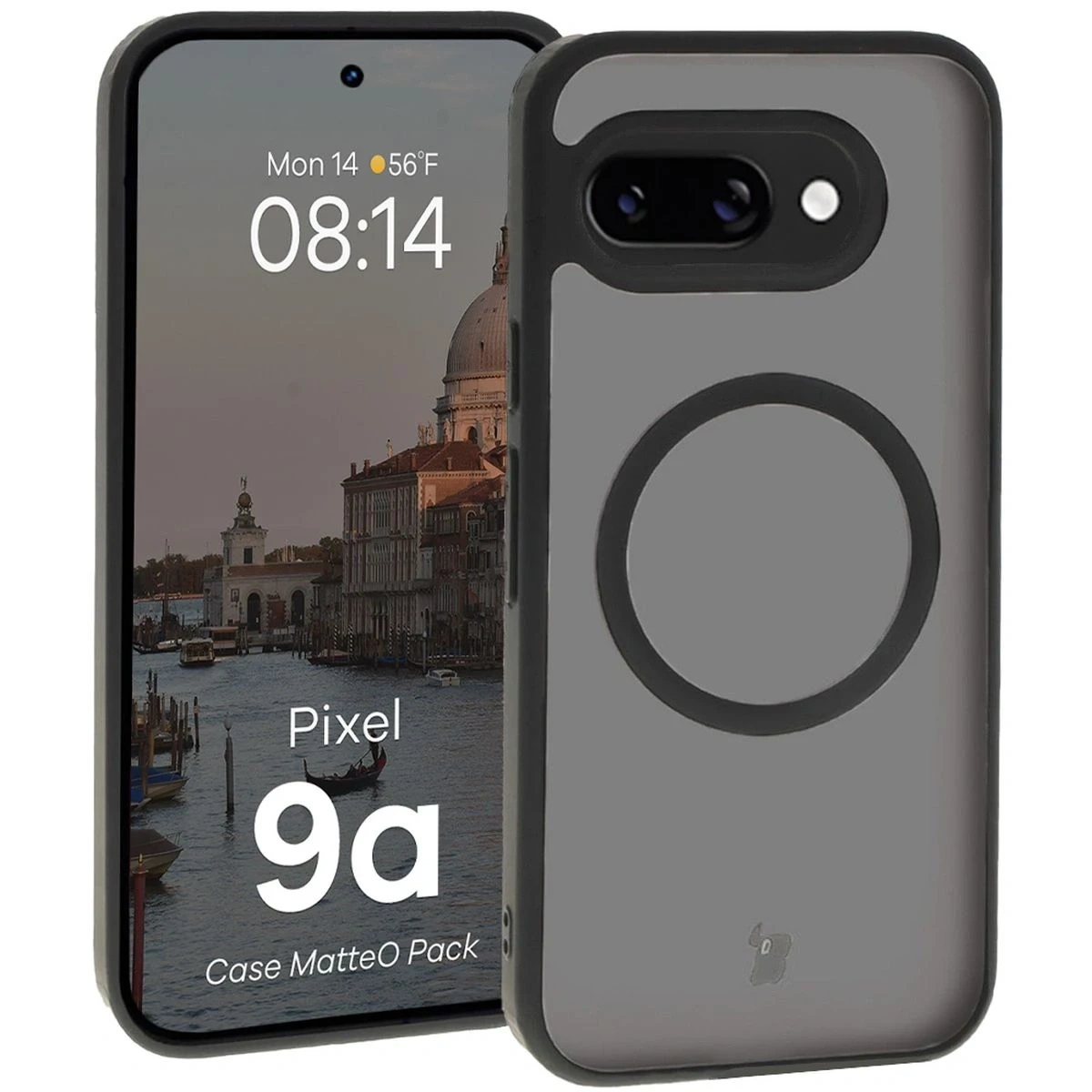 Kryt Bizon MatteO Magnetic Pack Google Pixel 9a smoky black