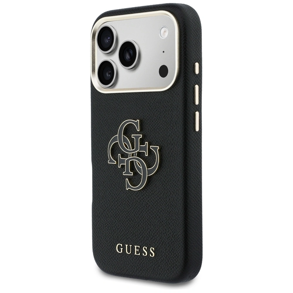 Kryt Guess FW Resin Logo Apple iPhone 17 Pro black