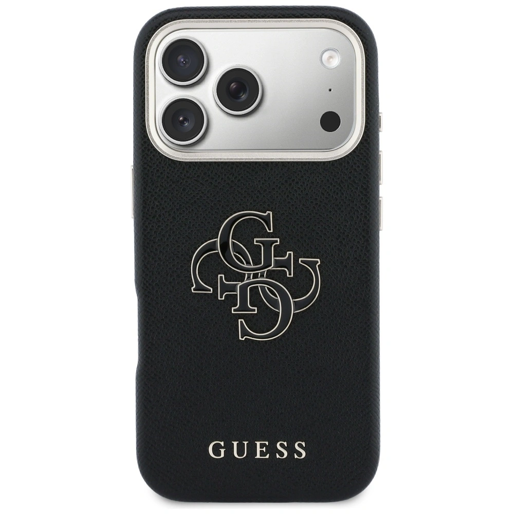 Kryt Guess FW Resin Logo Apple iPhone 17 Pro black