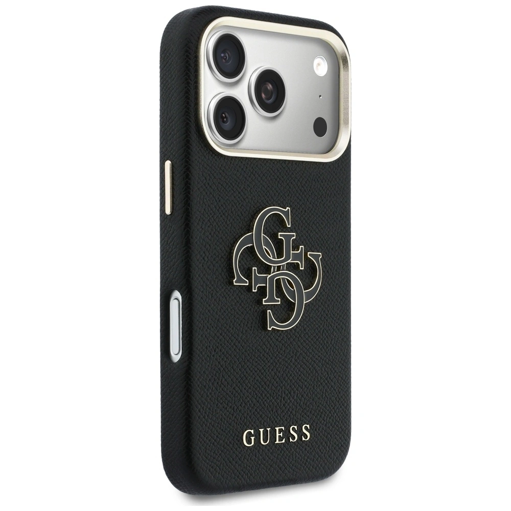 Kryt Guess FW Resin Logo Apple iPhone 17 Pro black