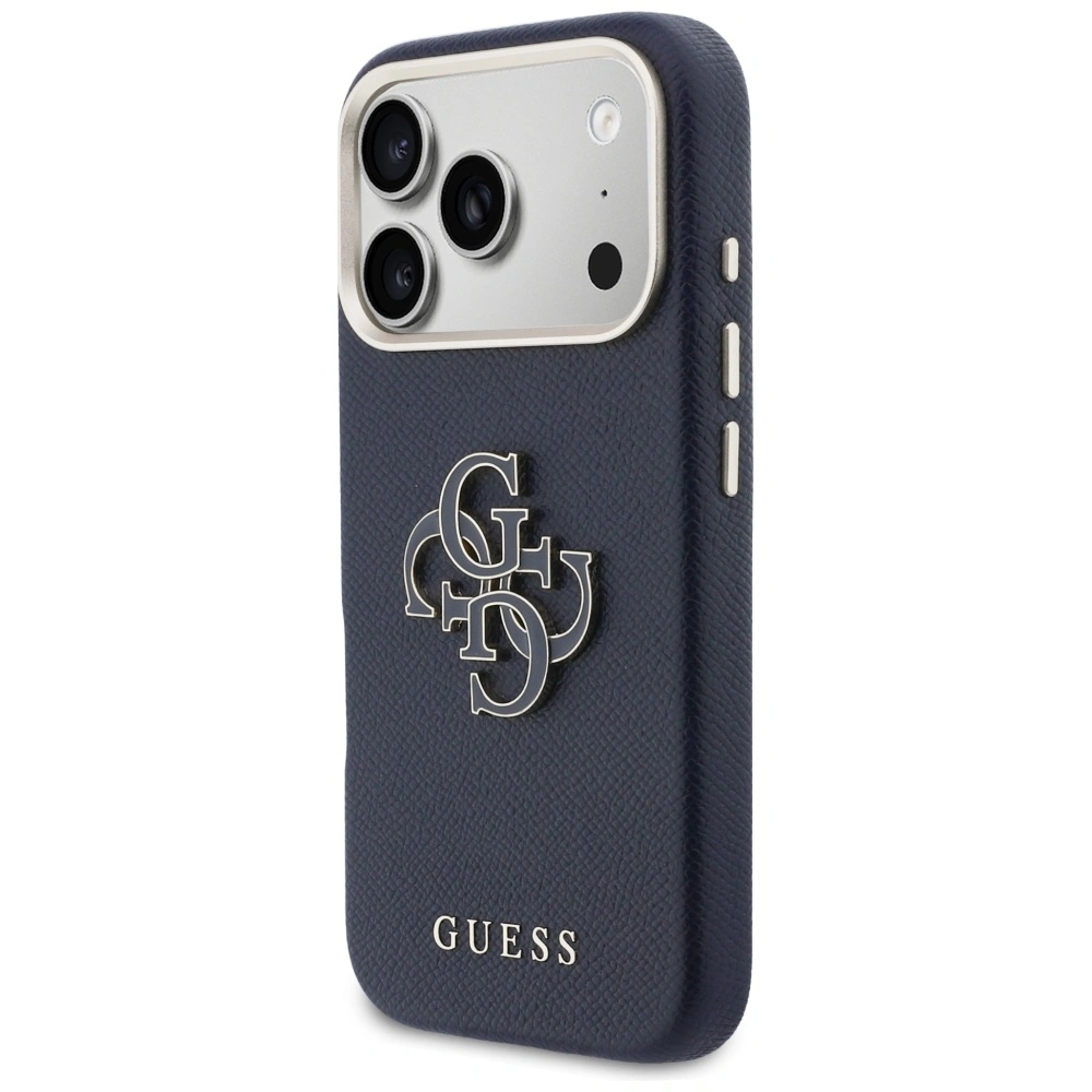 Kryt Guess FW Resin Logo Apple iPhone 17 Pro blue