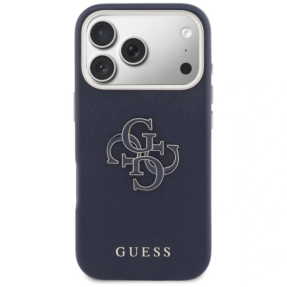 Kryt Guess FW Resin Logo Apple iPhone 17 Pro blue