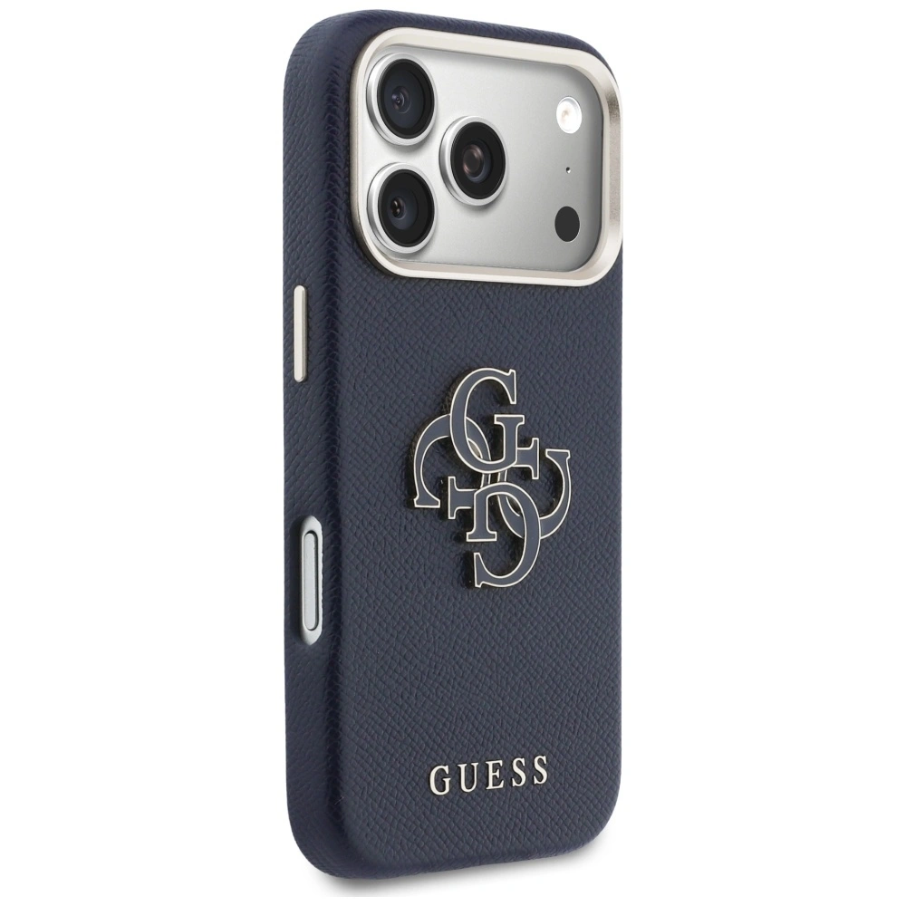 Kryt Guess FW Resin Logo Apple iPhone 17 Pro blue