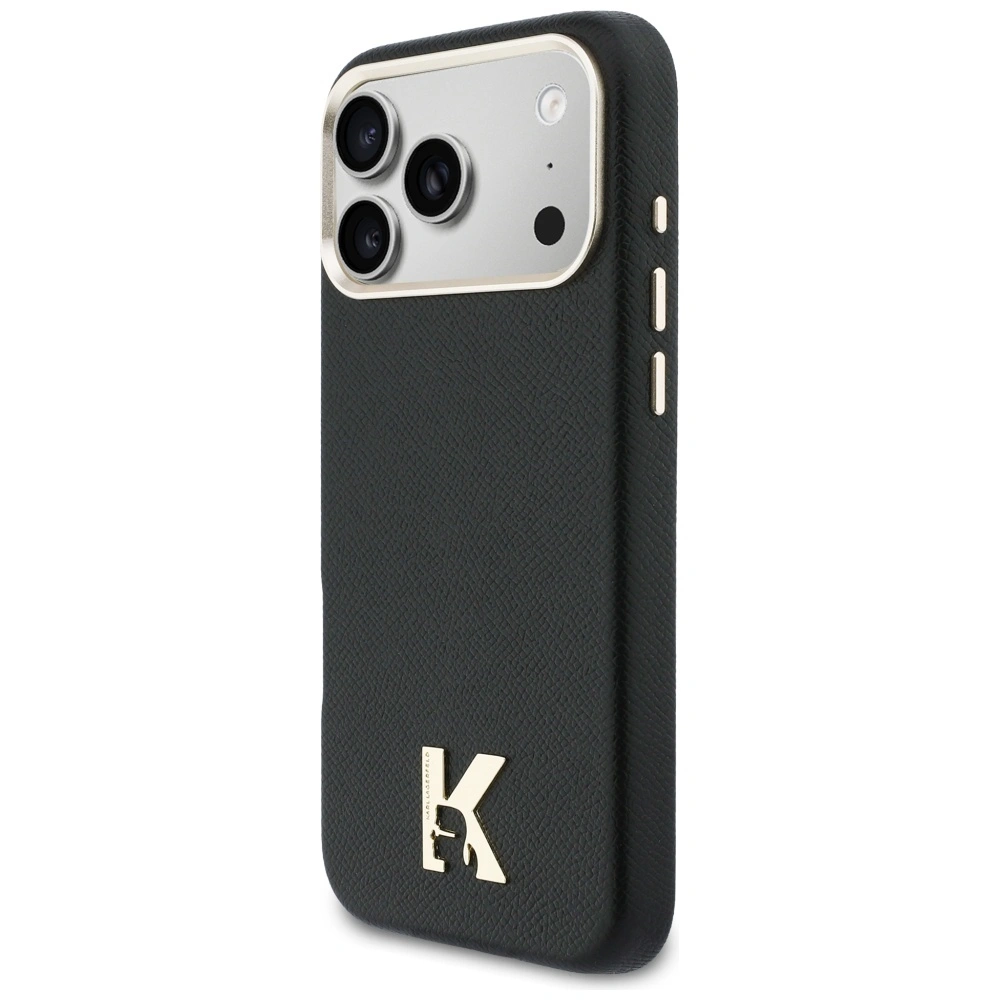 Kryt Karl Lagerfeld Karl Head Logo MagSafe Apple iPhone 17 Pro Max black