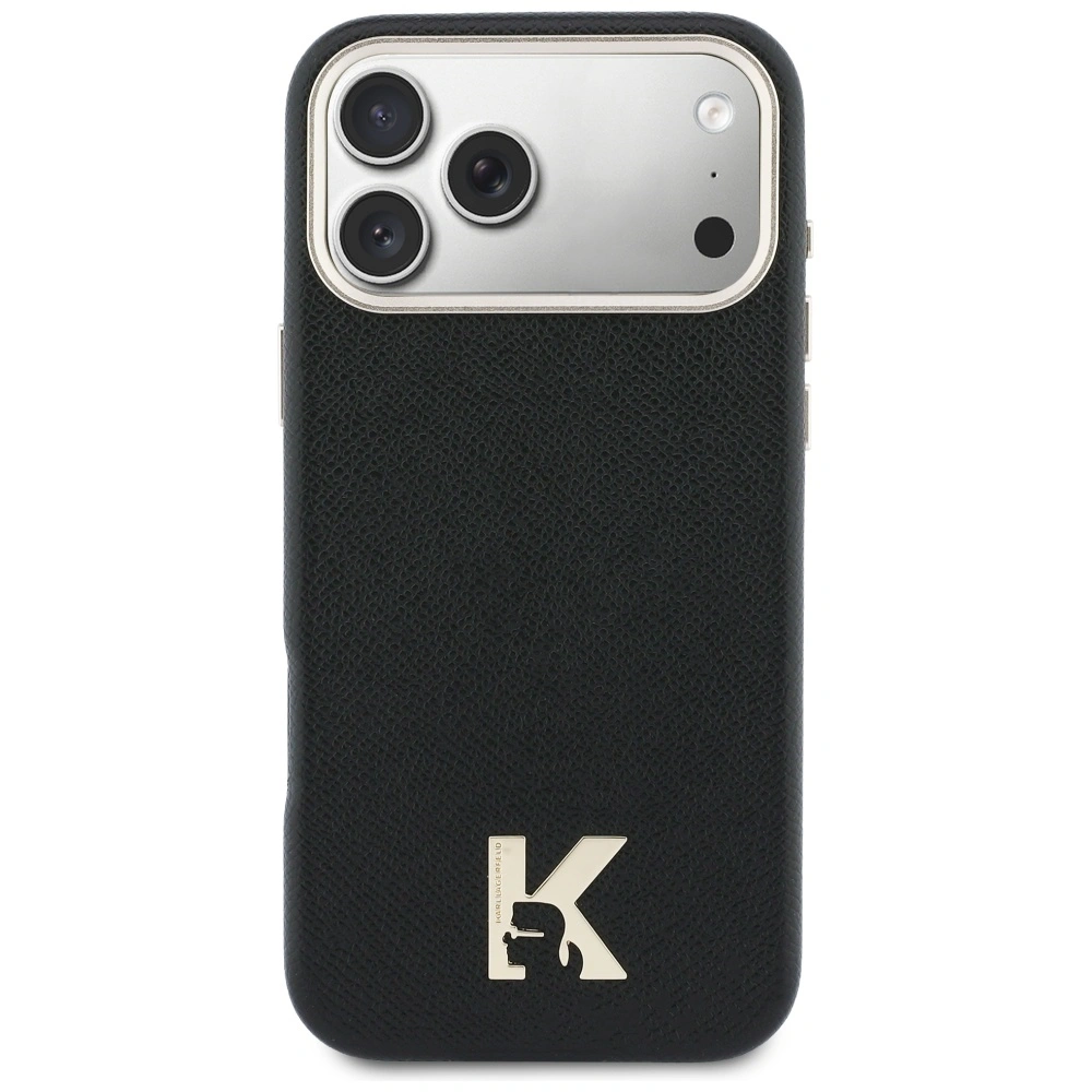 Kryt Karl Lagerfeld Karl Head Logo MagSafe Apple iPhone 17 Pro Max black