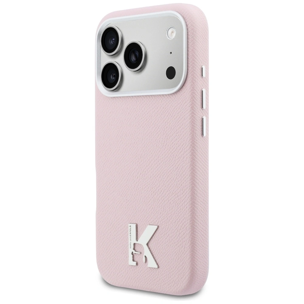 Kryt Karl Lagerfeld Karl Head Logo MagSafe Apple iPhone 17 Pro Max pink