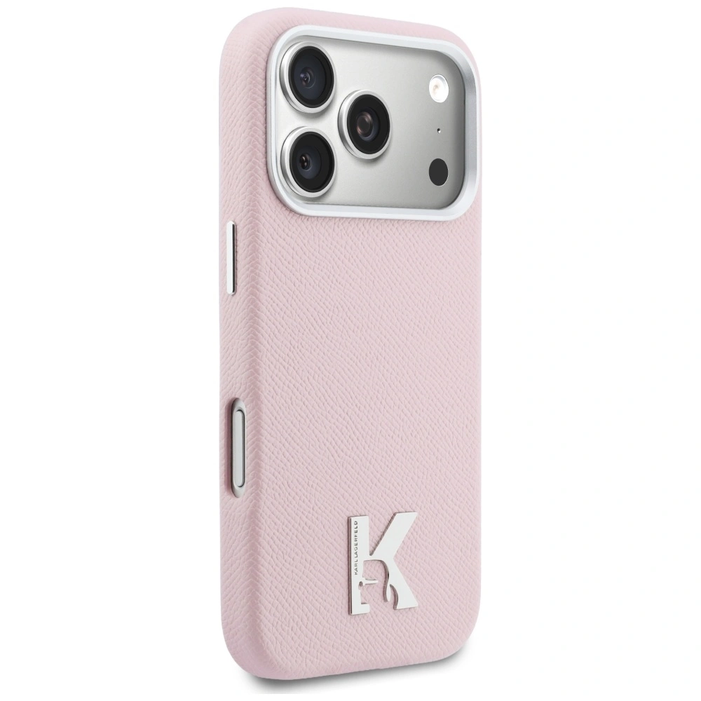 Kryt Karl Lagerfeld Karl Head Logo MagSafe Apple iPhone 17 Pro Max pink