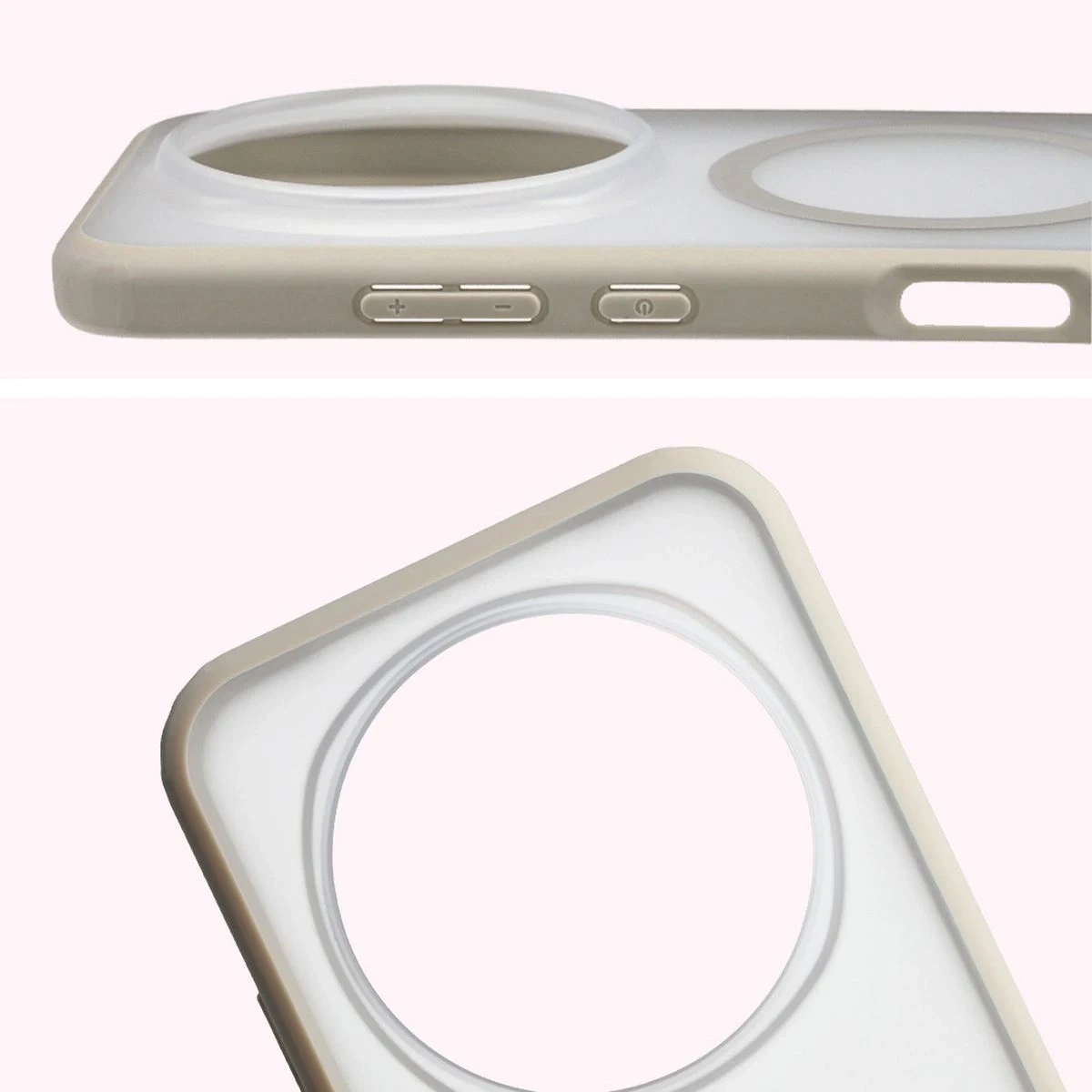 Kryt Bizon Case MatteO Magnetic Honor Magic8 Pro smoky beige