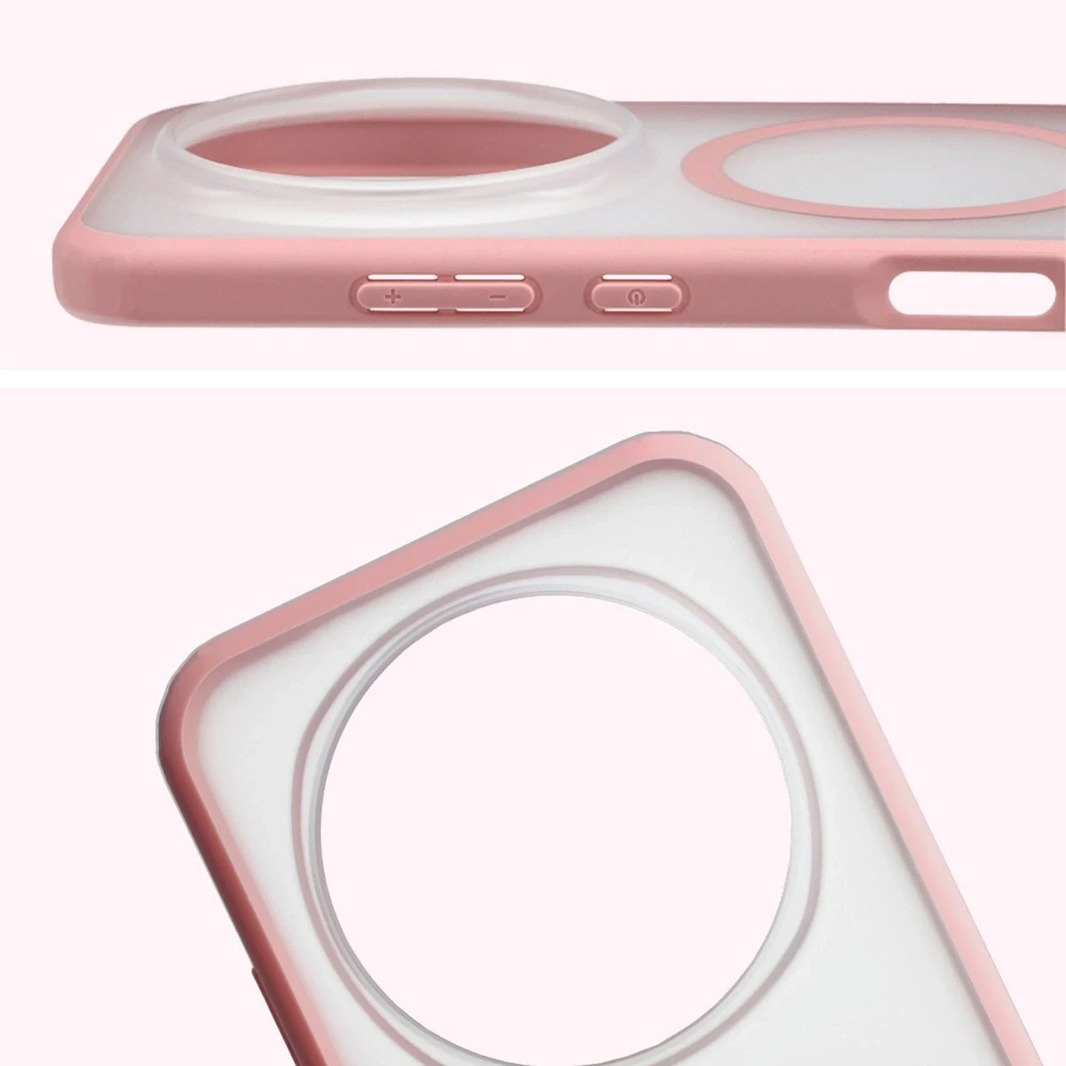 Kryt Bizon Case MatteO Magnetic Honor Magic8 Pro smoky light pink