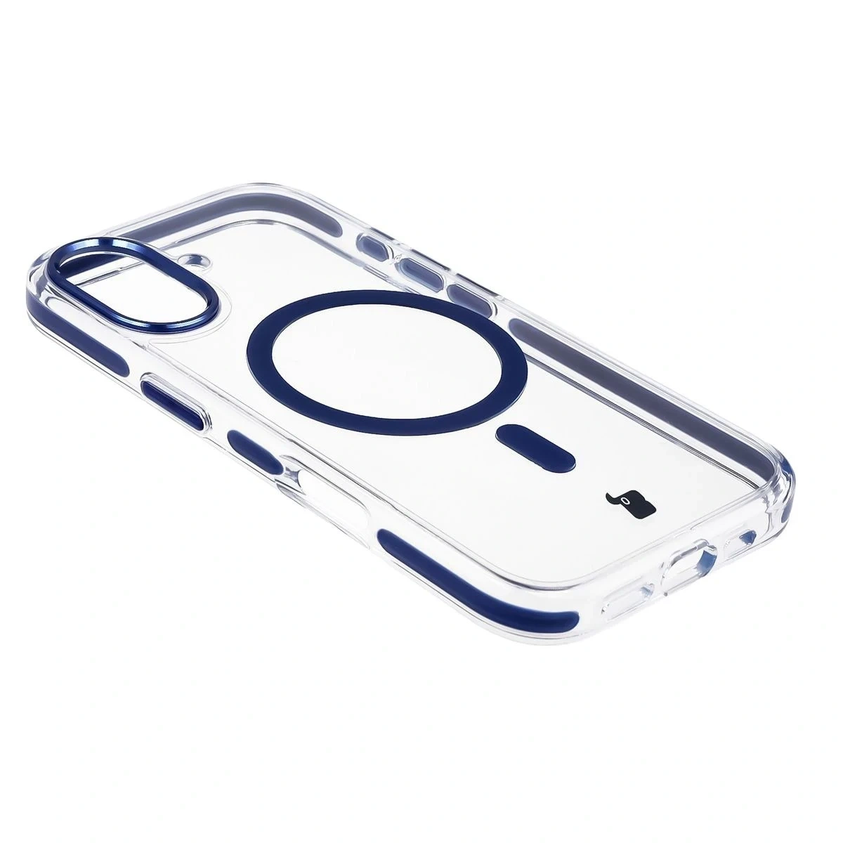 Kryt Bizon Case Marco Magnetic Apple iPhone 17 clear with a blue frame