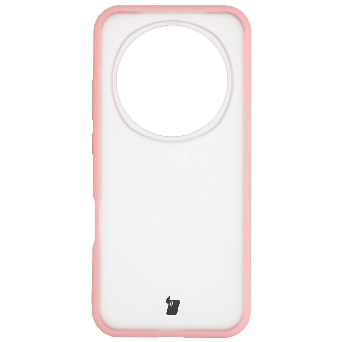 Kryt Bizon Case Angelo Honor Magic8 Pro semi-transparent with a light pink frame