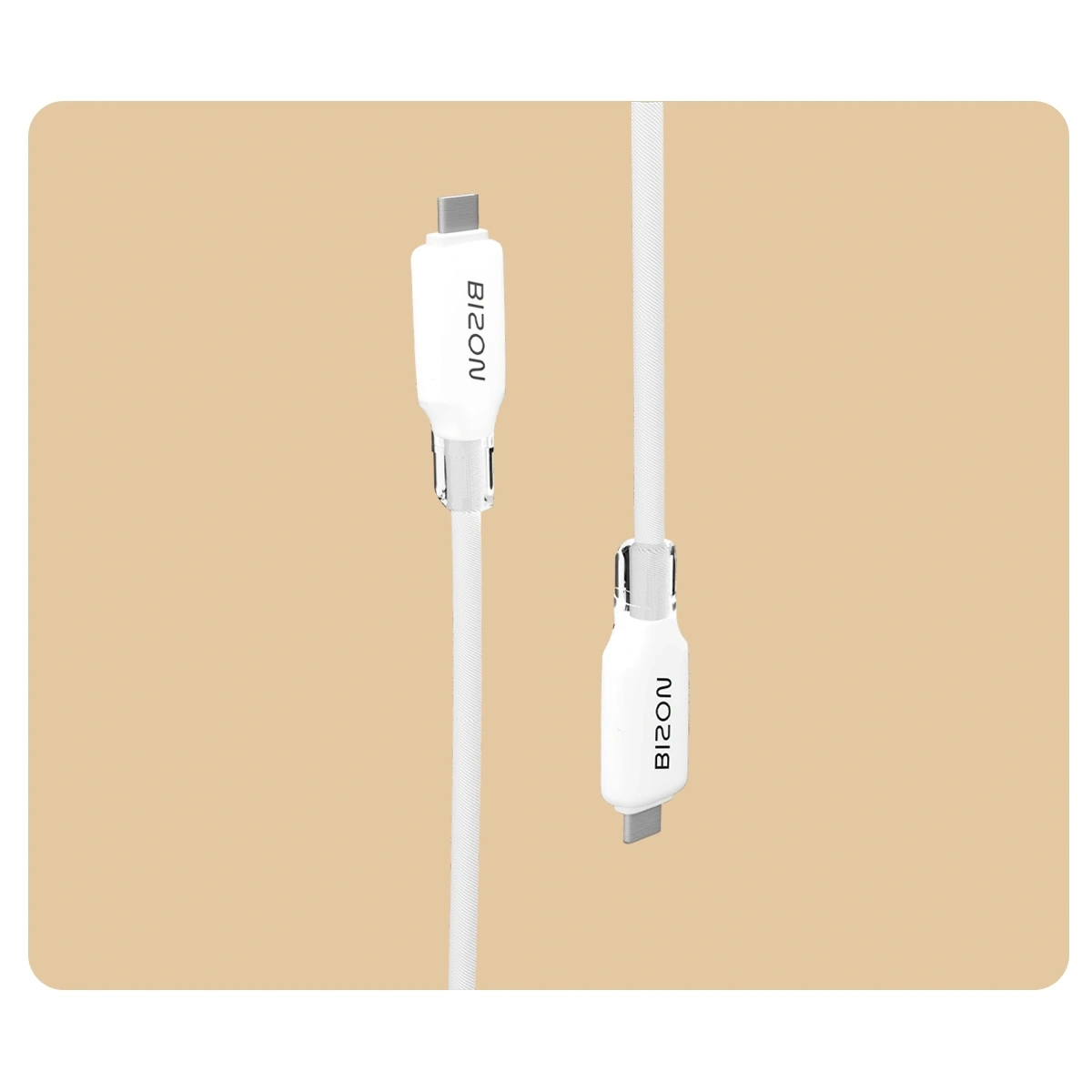 Bizon C354 Braided Cable USB-C / USB-C 60W 1m