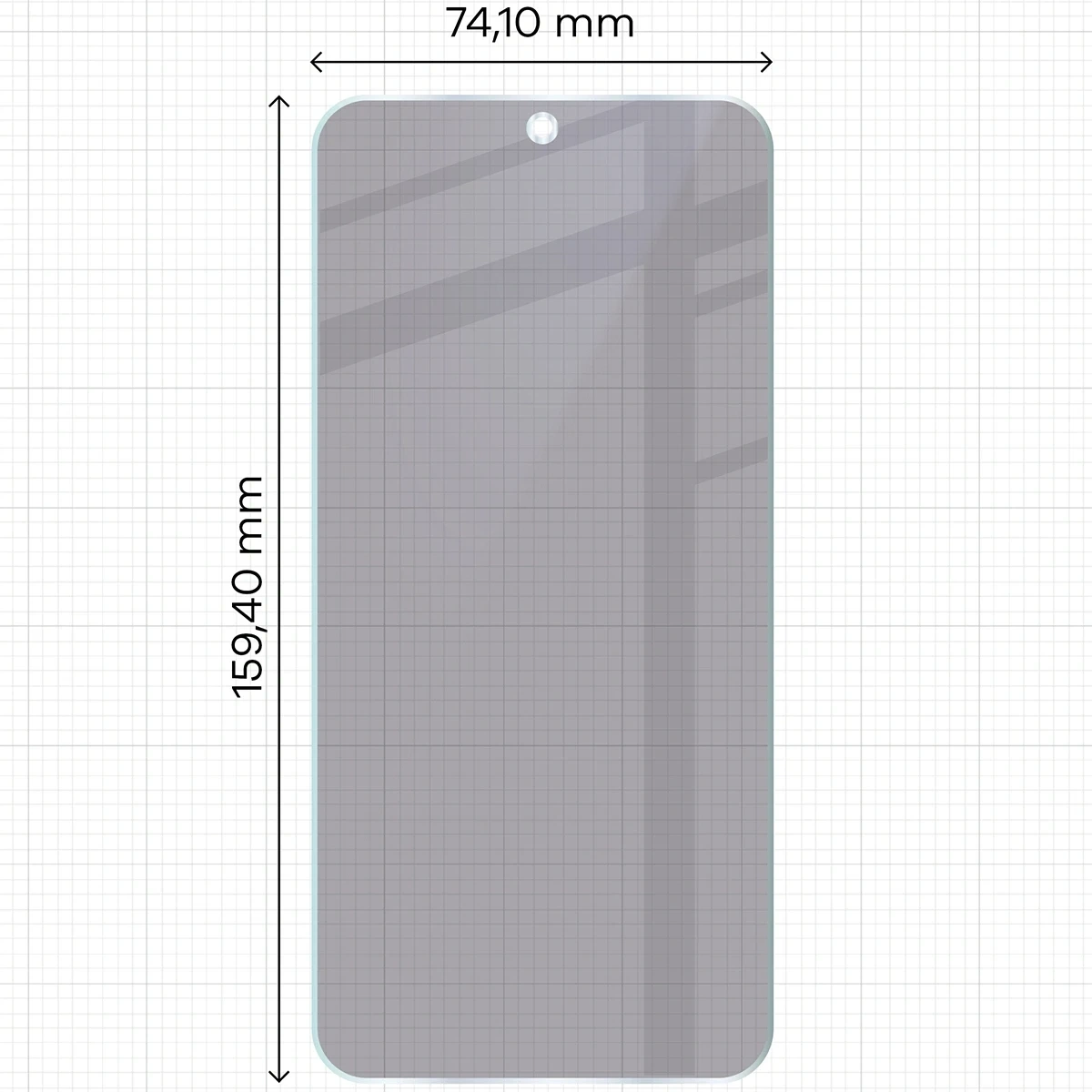 Ochranné sklo Bizon Glass Mule Shadow Xiaomi POCO F7 matte