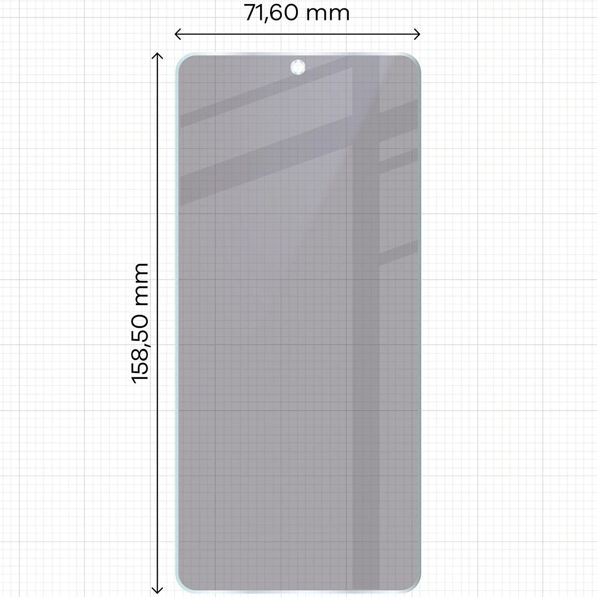 Ochranné sklo Bizon Glass Mule Shadow Xiaomi Poco M7 Pro 5G matte