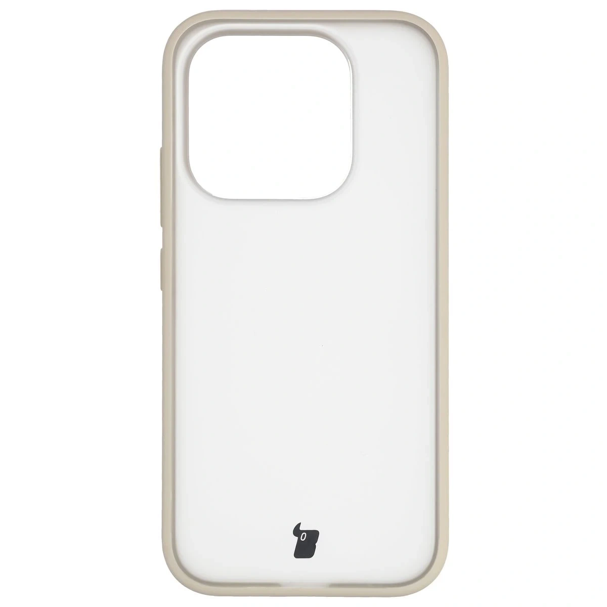 Kryt Bizon Case Angelo Xiaomi 17 semi-transparent with a beige frame