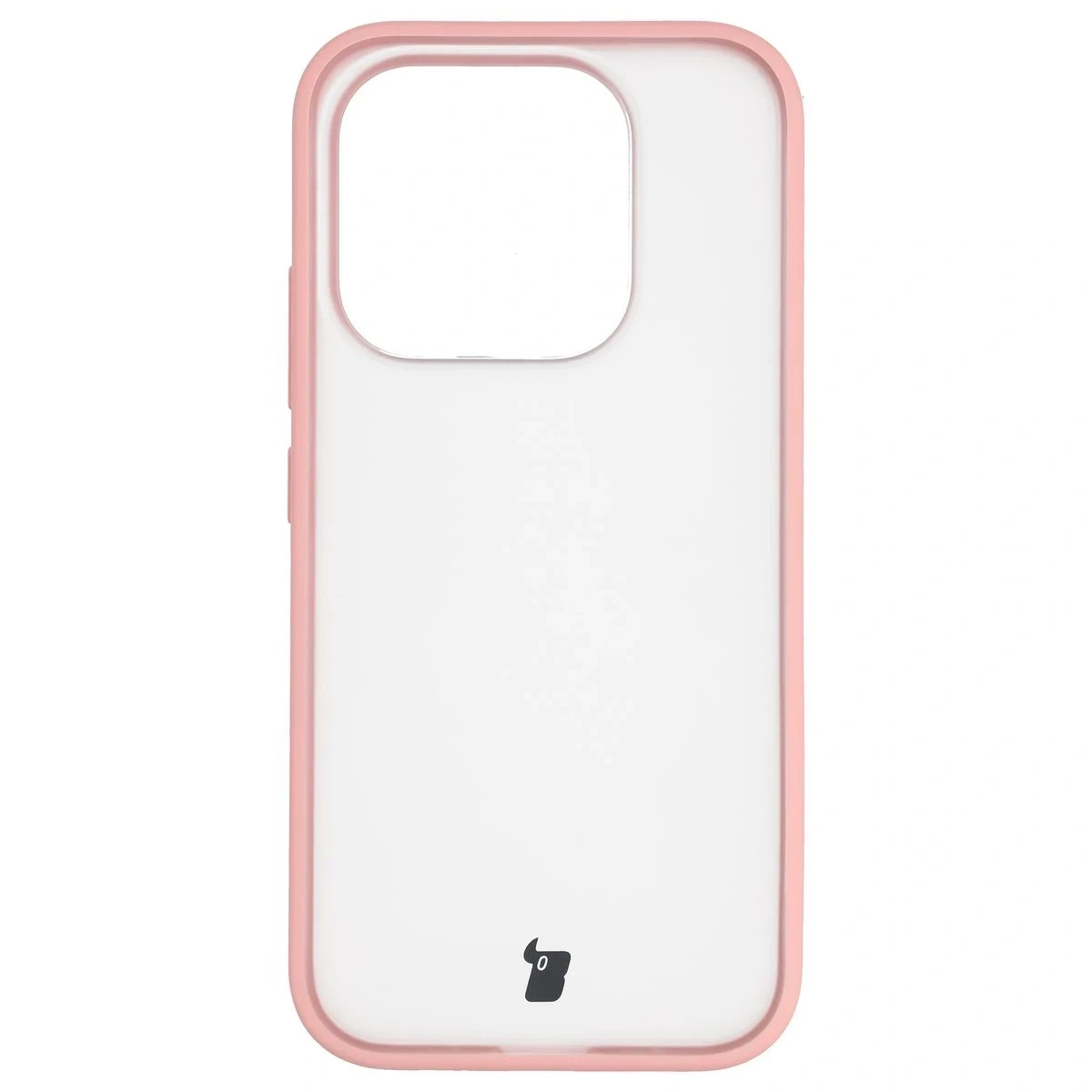 Kryt Bizon Case Angelo Xiaomi 17 semi-transparent with a light pink frame