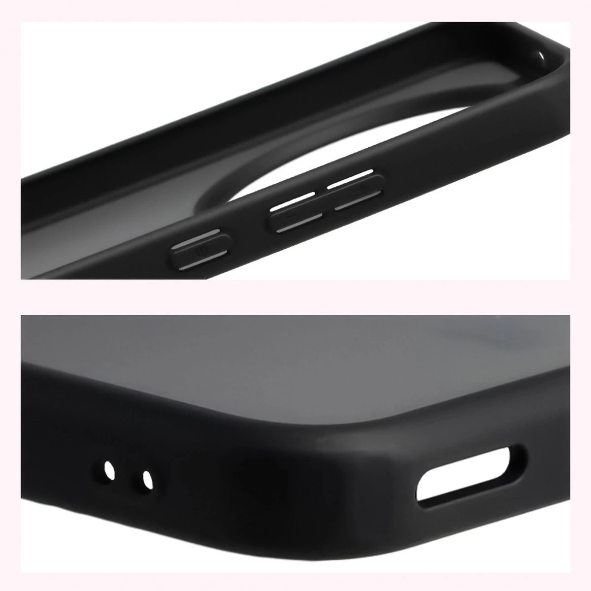 Kryt Bizon Case Angelo Honor Magic8 Lite smoked with a black frame