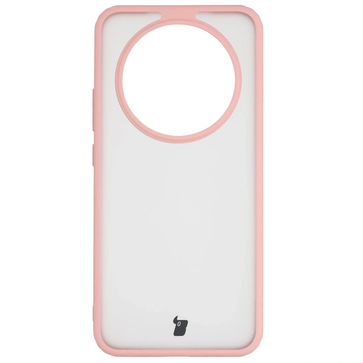Kryt Bizon Case Angelo Honor Magic8 Lite semi-transparent with a light pink frame