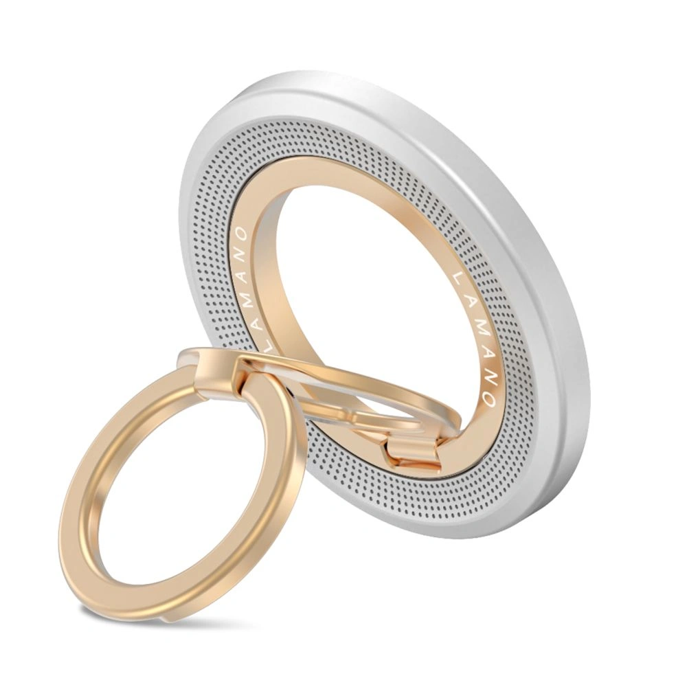 Kryt Tech-Protect MMR700 Lamano Magnetic MagSafe Phone Ring Titanium/gold