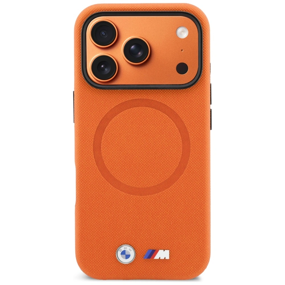 Kryt BMW M FW Logo Metal MagSafe Apple iPhone 17 Pro orange