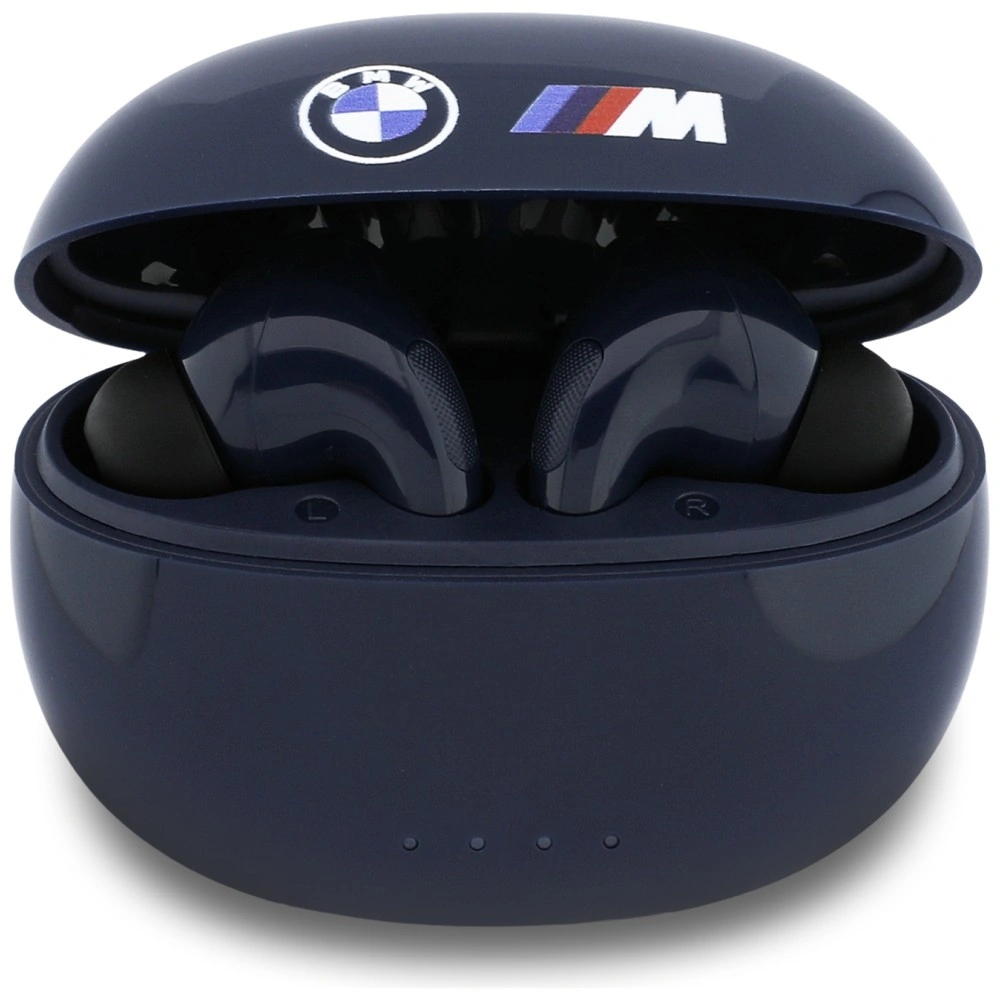 Sluchátka BMW Wireless in-ear Bluetooth TWS  Printed Logo navy blue