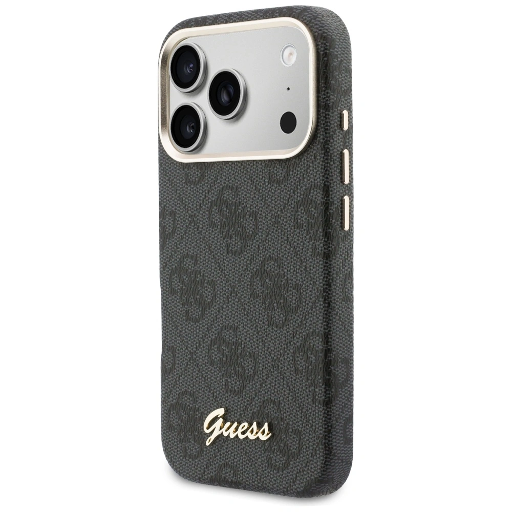 Kryt Guess 4G Script MagSafe Apple iPhone 17 Pro black