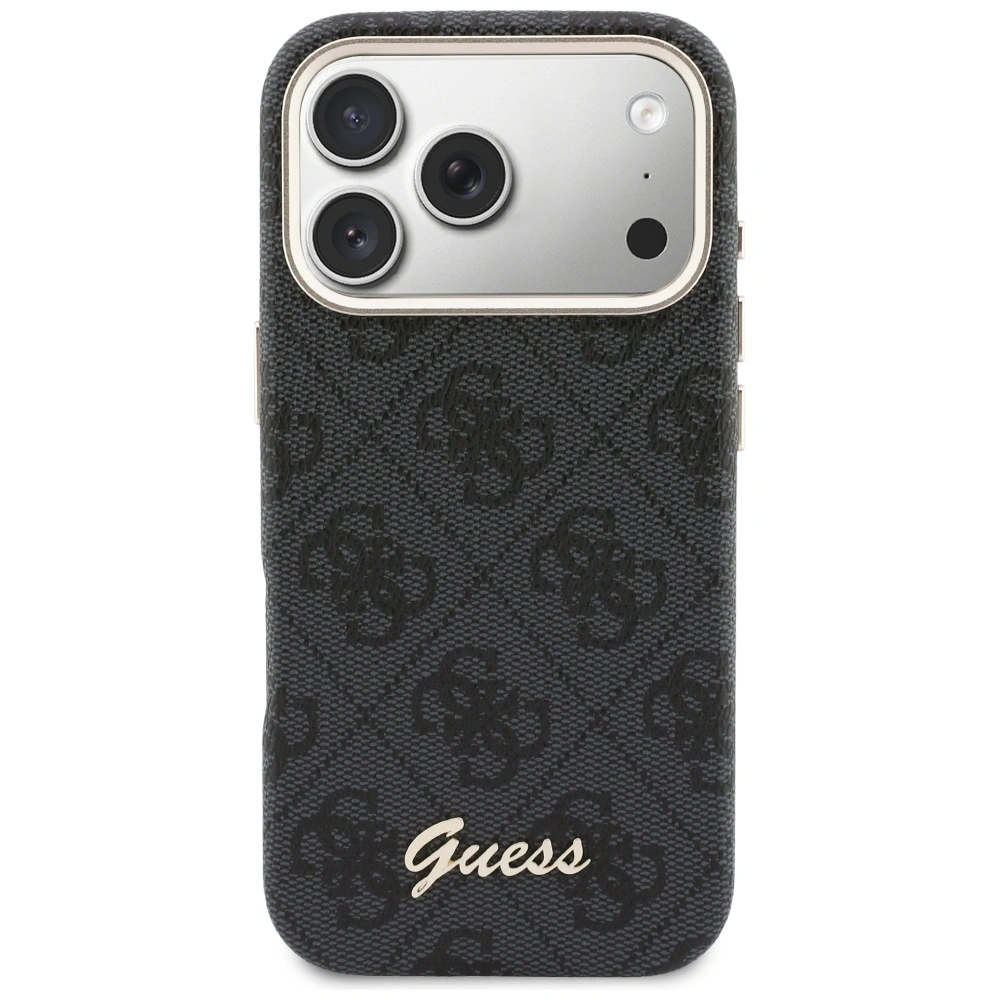 Kryt Guess 4G Script MagSafe Apple iPhone 17 Pro black