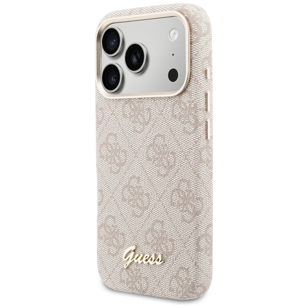 Kryt Guess 4G Script MagSafe Apple iPhone 17 Pro Max pink