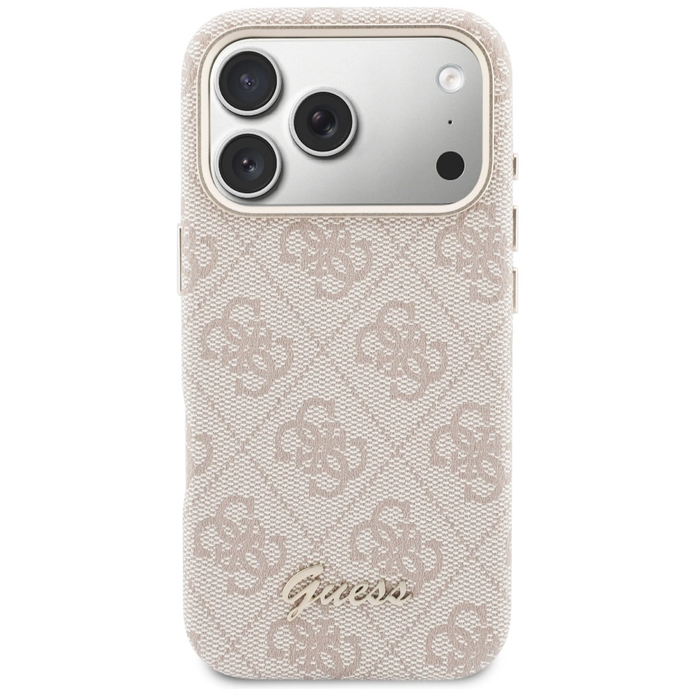 Kryt Guess 4G Script MagSafe Apple iPhone 17 Pro Max pink