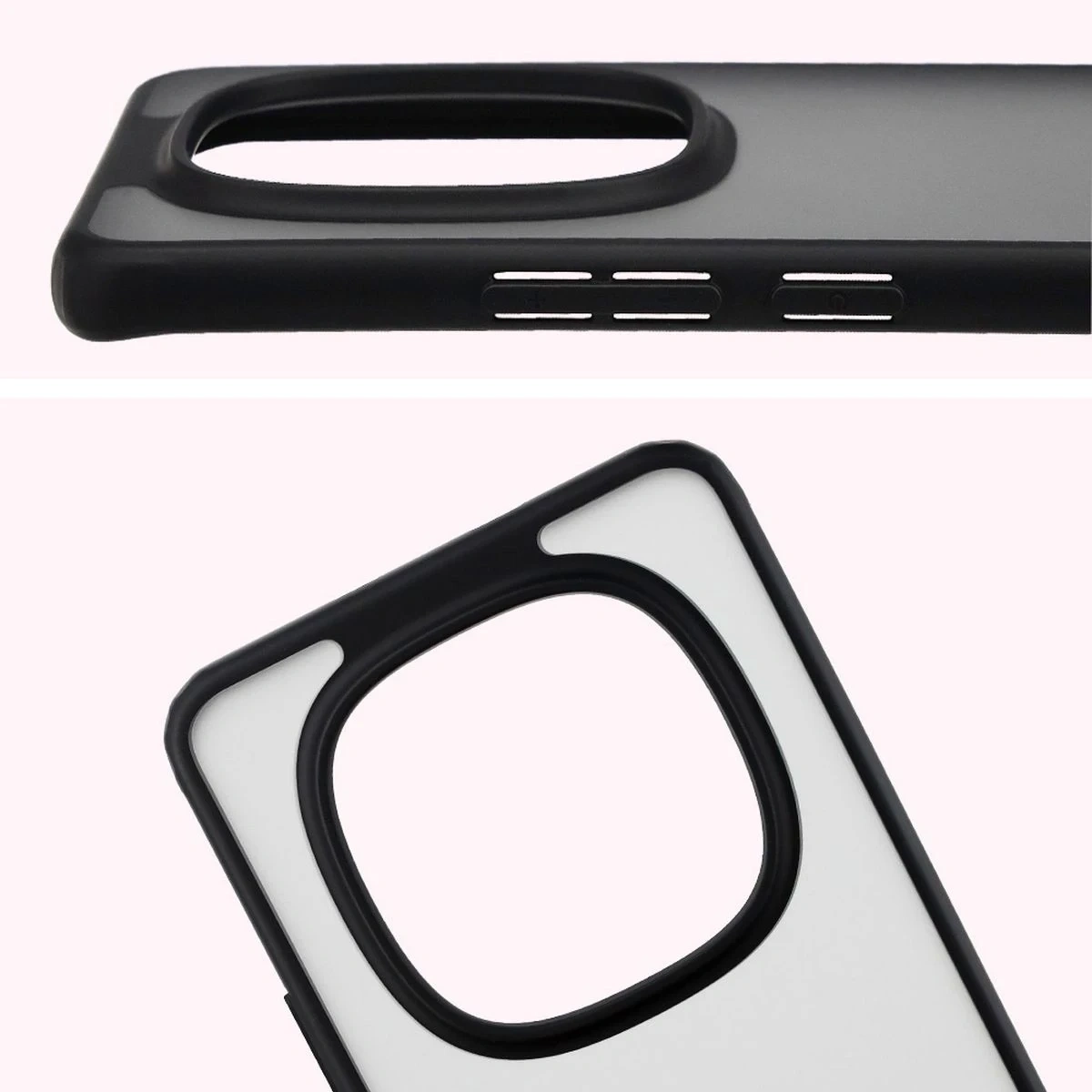 Kryt Bizon Case Angelo Xiaomi Redmi Note 15 / POCO M8 5G smoked with a black frame