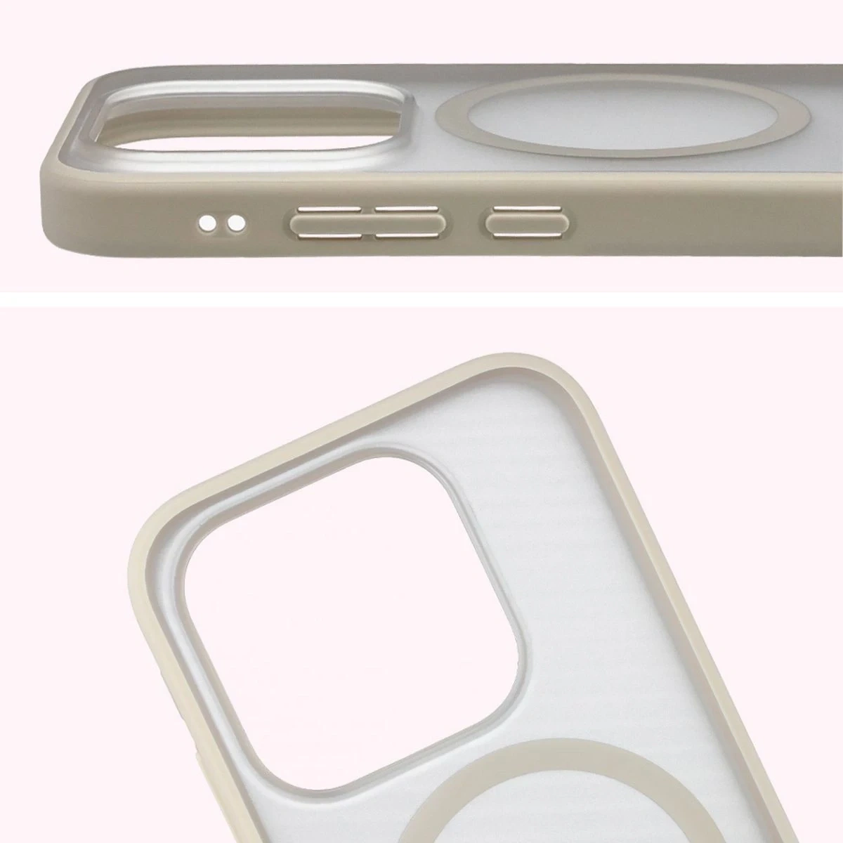 Kryt Bizon Case MatteO Magnetic Xiaomi 17 smoky beige