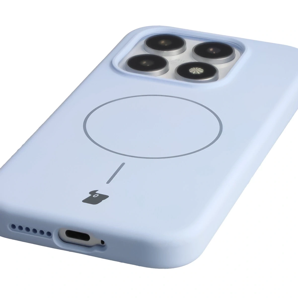 Kryt Bizon Soft Case Magnetic Xiaomi 17 blue