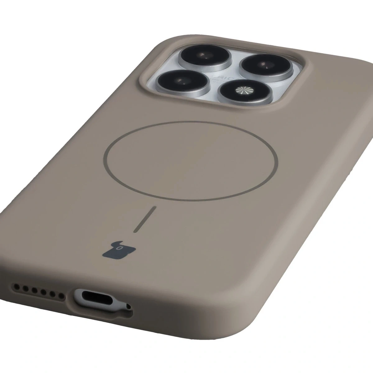 Kryt Bizon Soft Case Magnetic Xiaomi 17 light gray