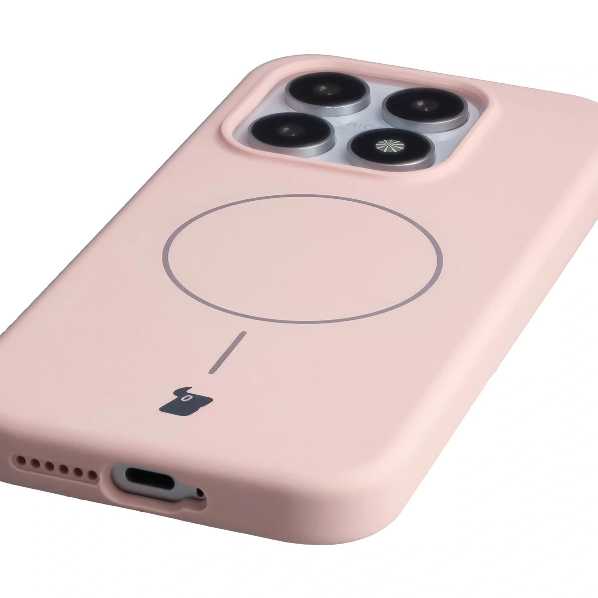 Kryt Bizon Soft Case Magnetic Xiaomi 17 light pink