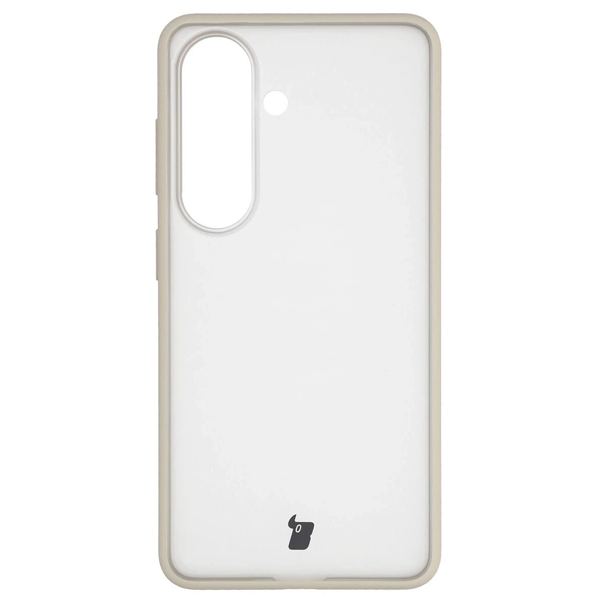 Kryt Bizon Case Angelo Samsung Galaxy S26 semi-transparent with a beige frame