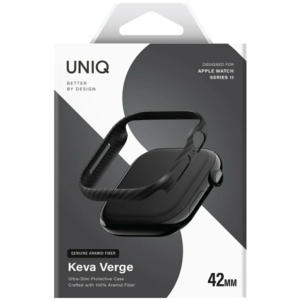 UNIQ Keva Verge Apple Watch Series 10 / 11 42mm black