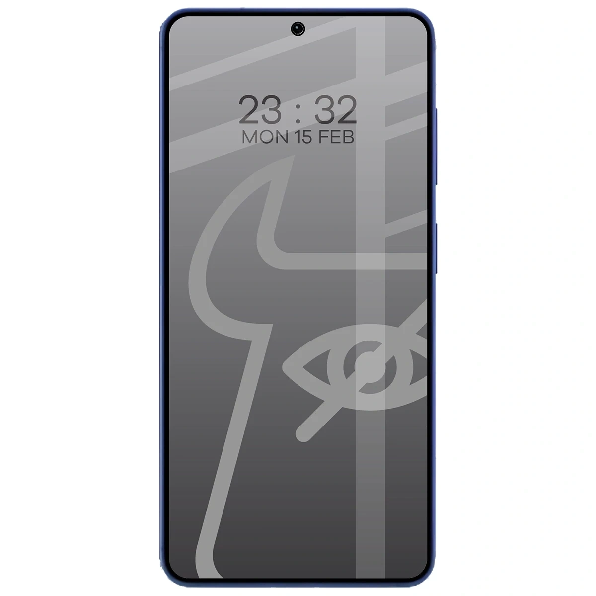 Ochranné sklo Bizon Glass Edge Shadow Samsung Galaxy S26 tinted with a black frame