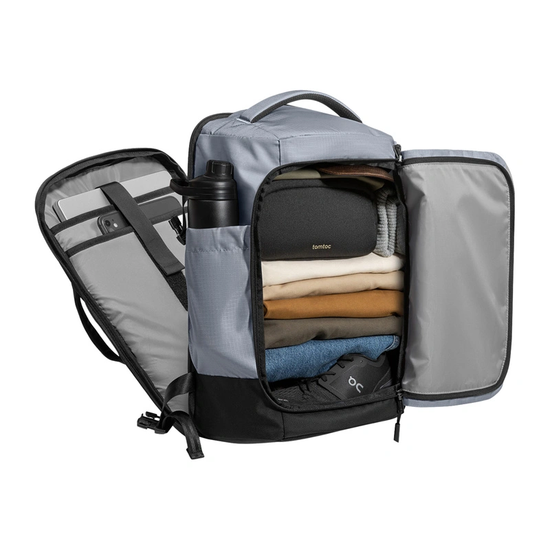 Kryt Tomtoc Navigator-T66 Liteway Travel Backpack, 16"/40L (gray)