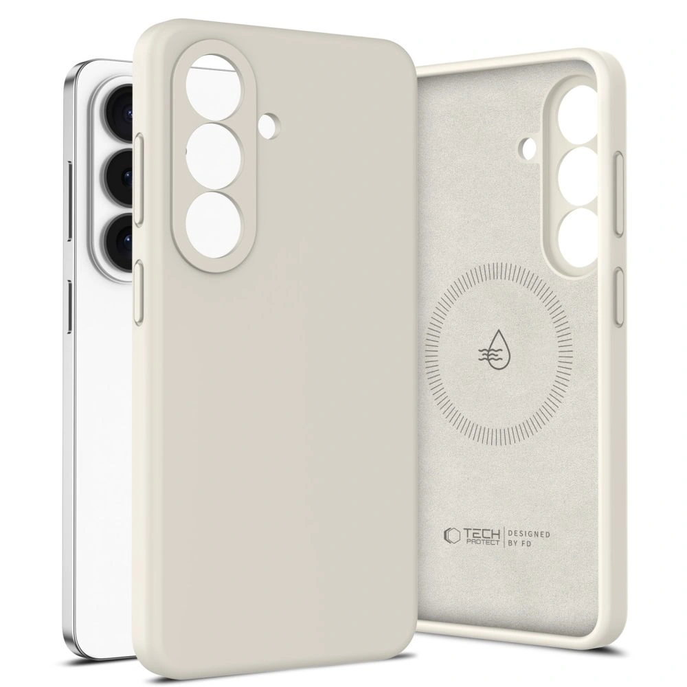 Kryt Tech-Protect Silicone MagSafe Samsung Galaxy S26+ Plus Cosmic Latte