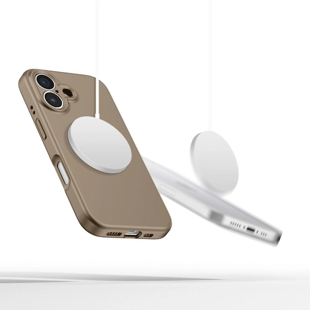 Kryt Tech-Protect Silicone MagSafe Apple iPhone 17e / 16e Chocolate Brown