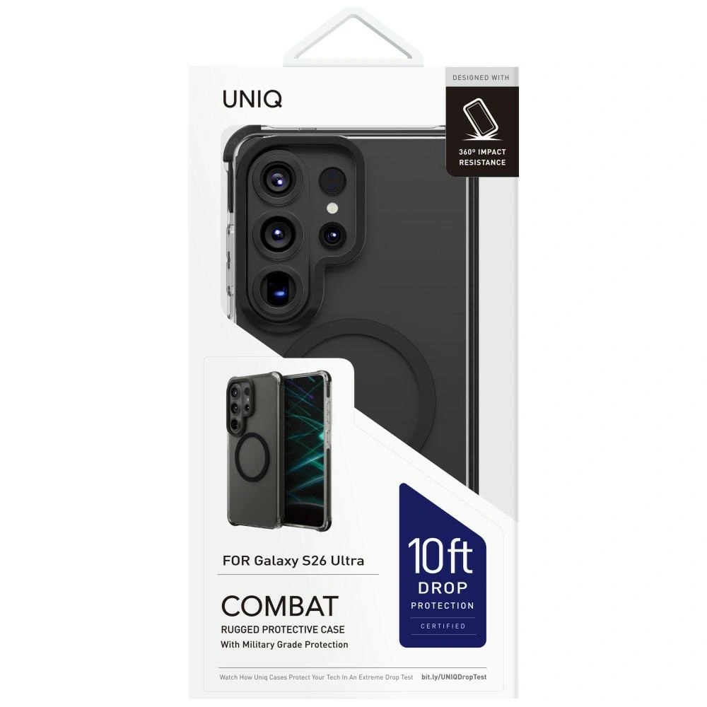 Kryt UNIQ Combat Samsung Galaxy S26 Ultra MagClick Charging black
