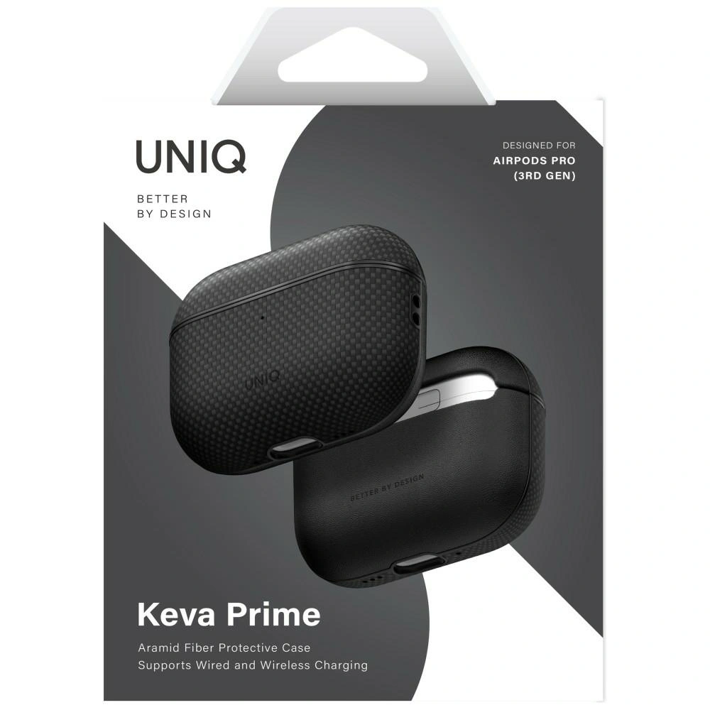 Kryt UNIQ Keva Prime Apple AirPods Pro 3 gen black