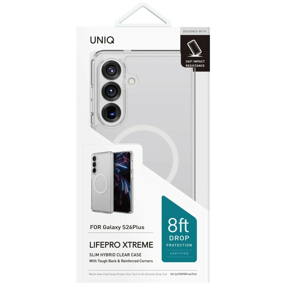 Kryt UNIQ LifePro Xtreme Samsung Galaxy S26+ Plus MagClick Charging clear
