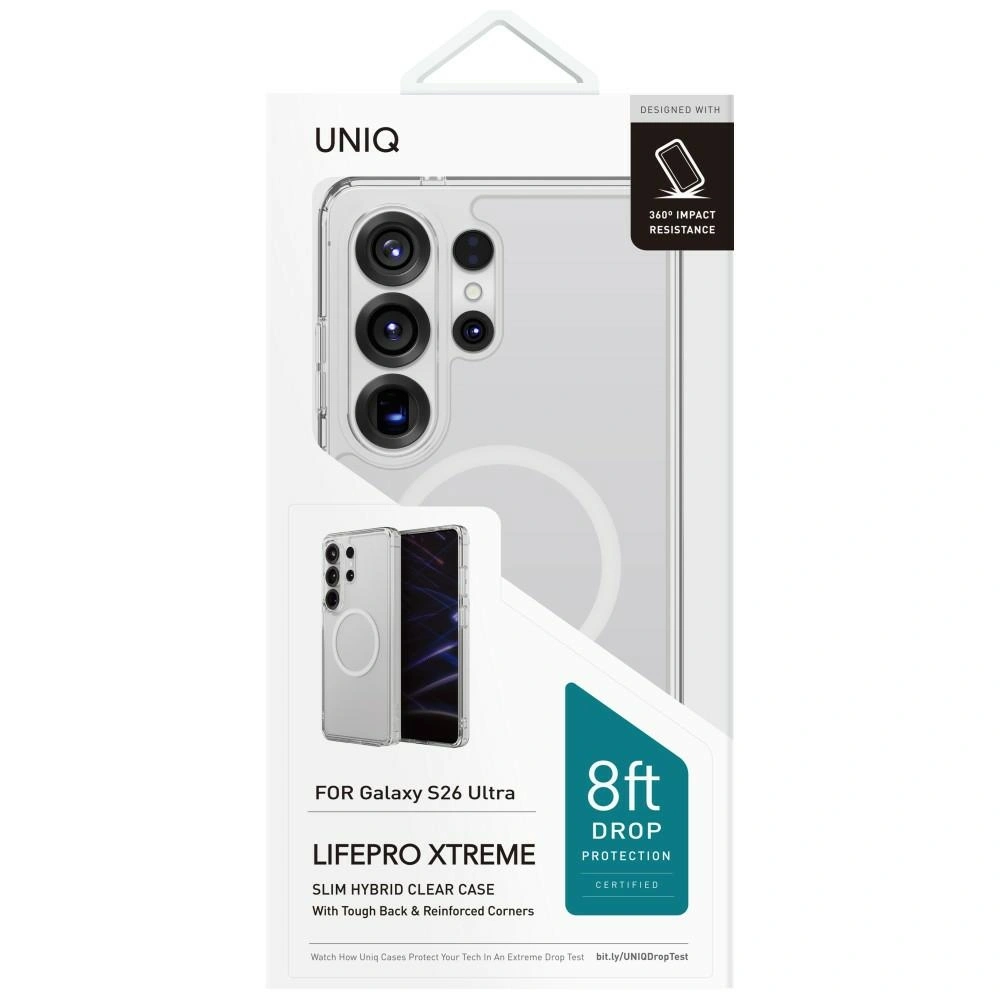 Kryt UNIQ LifePro Xtreme Samsung Galaxy S26 Ultra MagClick Charging clear