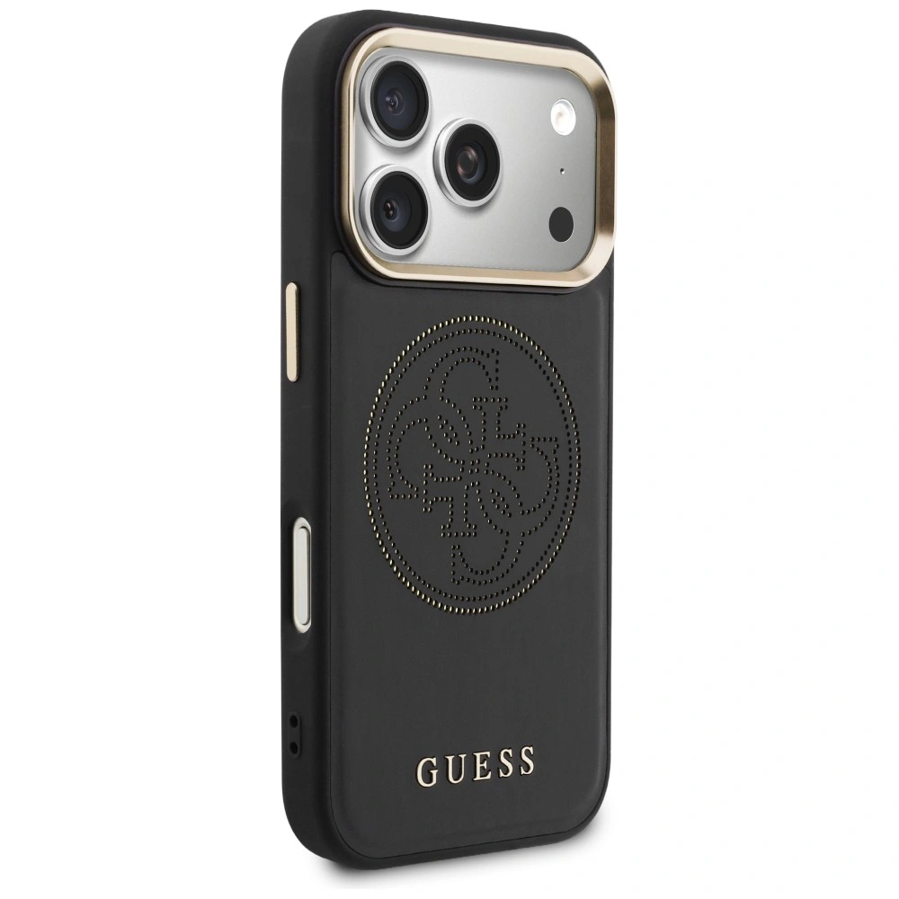 Kryt Guess Perforated 4G MagSafe Apple iPhone 17 Pro Max black
