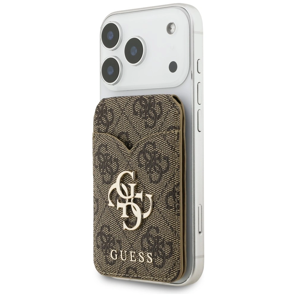 Kryt Guess 4G Stand & Mirror MagSafe Wallet Brown