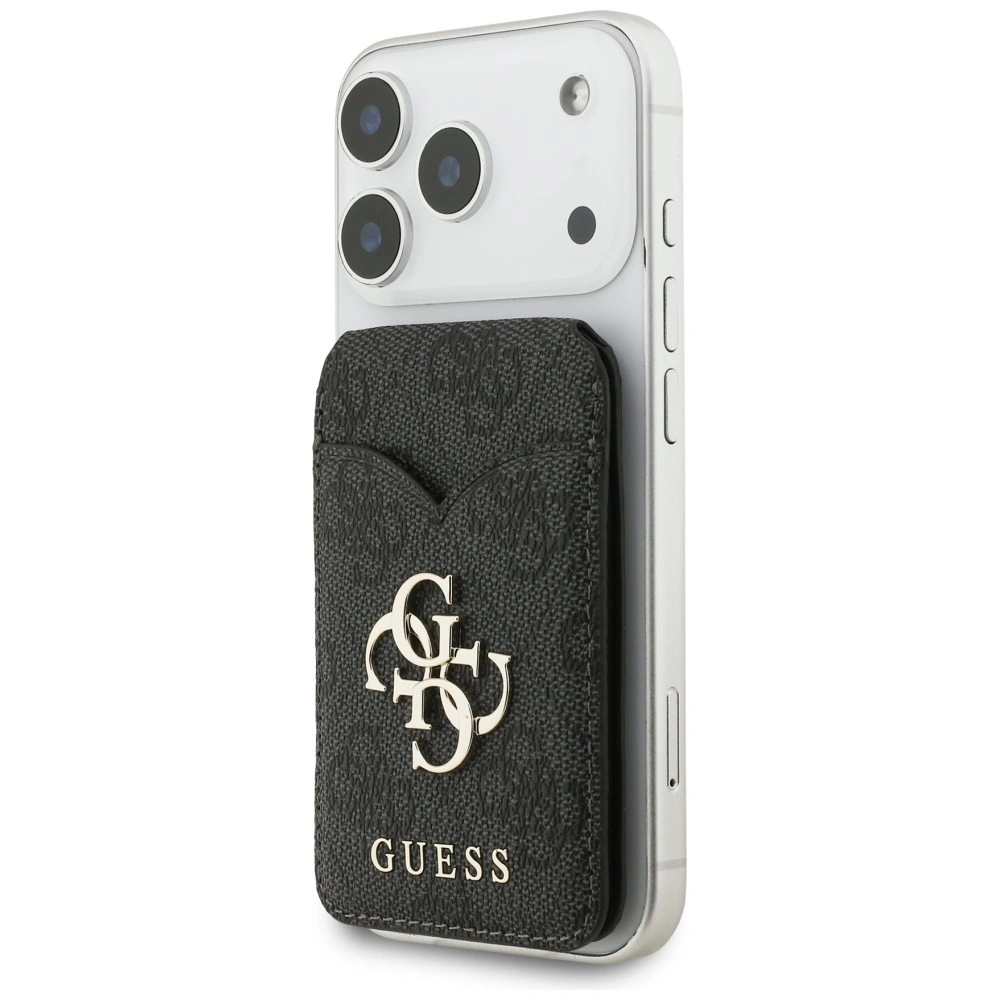 Kryt Guess 4G Stand & Mirror MagSafe Wallet Black