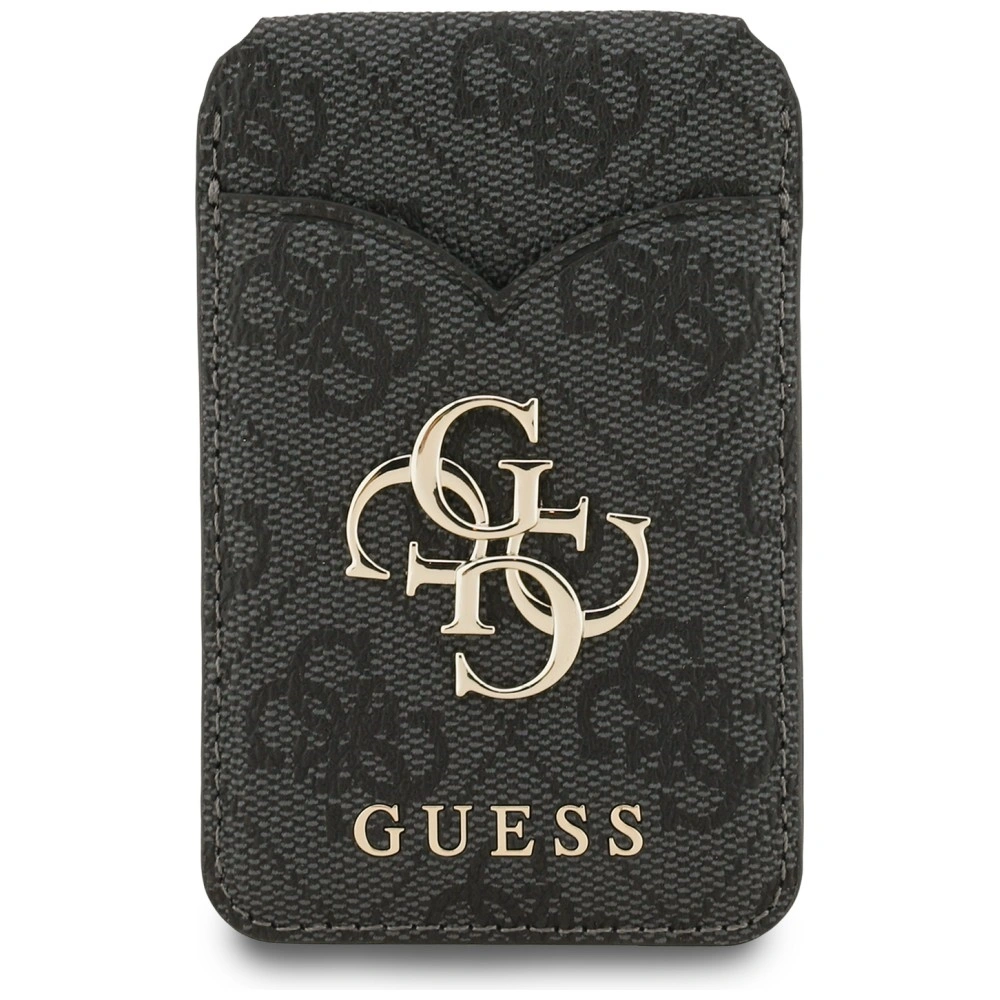 Knížkové pouzdro Guess 4G Stand & Mirror MagSafe Wallet Black