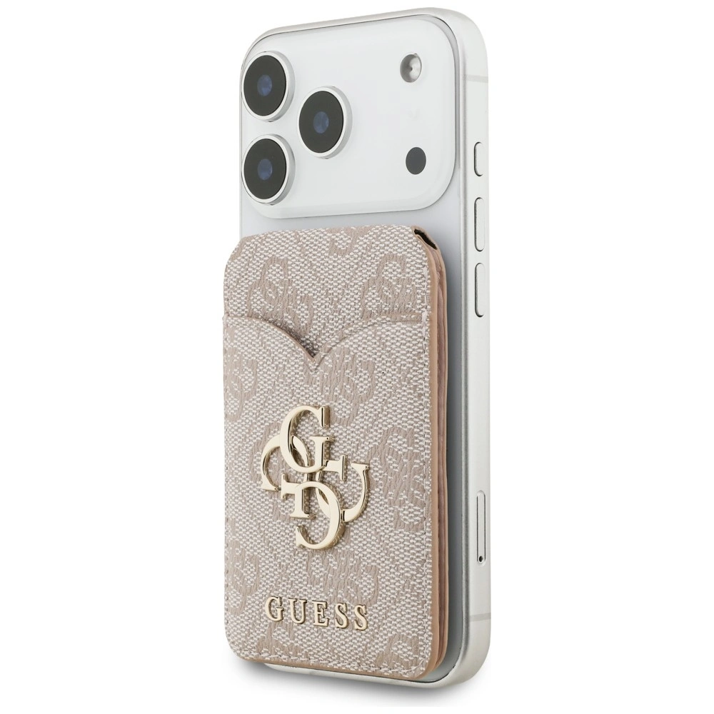 Kryt Guess 4G Stand & Mirror MagSafe Wallet Pink