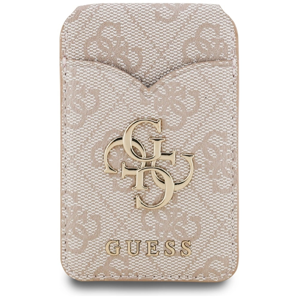 Knížkové pouzdro Guess 4G Stand & Mirror MagSafe Wallet Pink